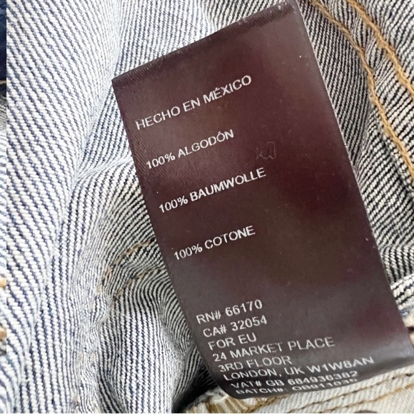 Urban Outfitters BDG Low Rise Boyfriend Jean Shorts Button Fly Size 30 NEW Blue - Picture 7 of 8